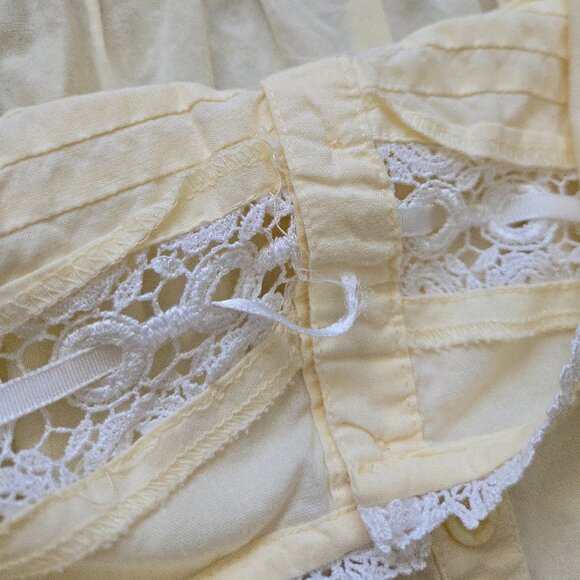 Short Slip in Delicate Yellow - Picture 9 of 9